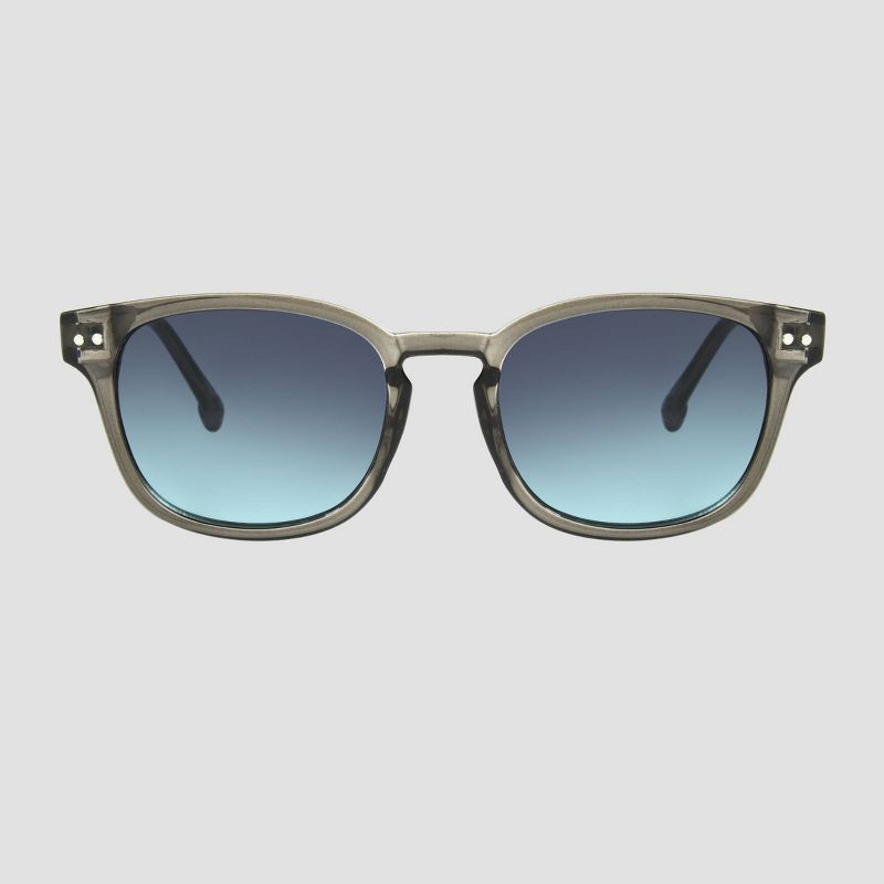 Men's Square Trend Sunglasses with Gradient Lenses - Original Use™ Gray | Target