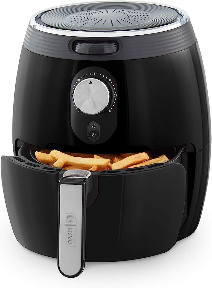 DASH DMAF355GBBK02 Deluxe Electric Air Fryer + Oven Cooker with Temperature Control, Non Stick Fr... | Amazon (US)