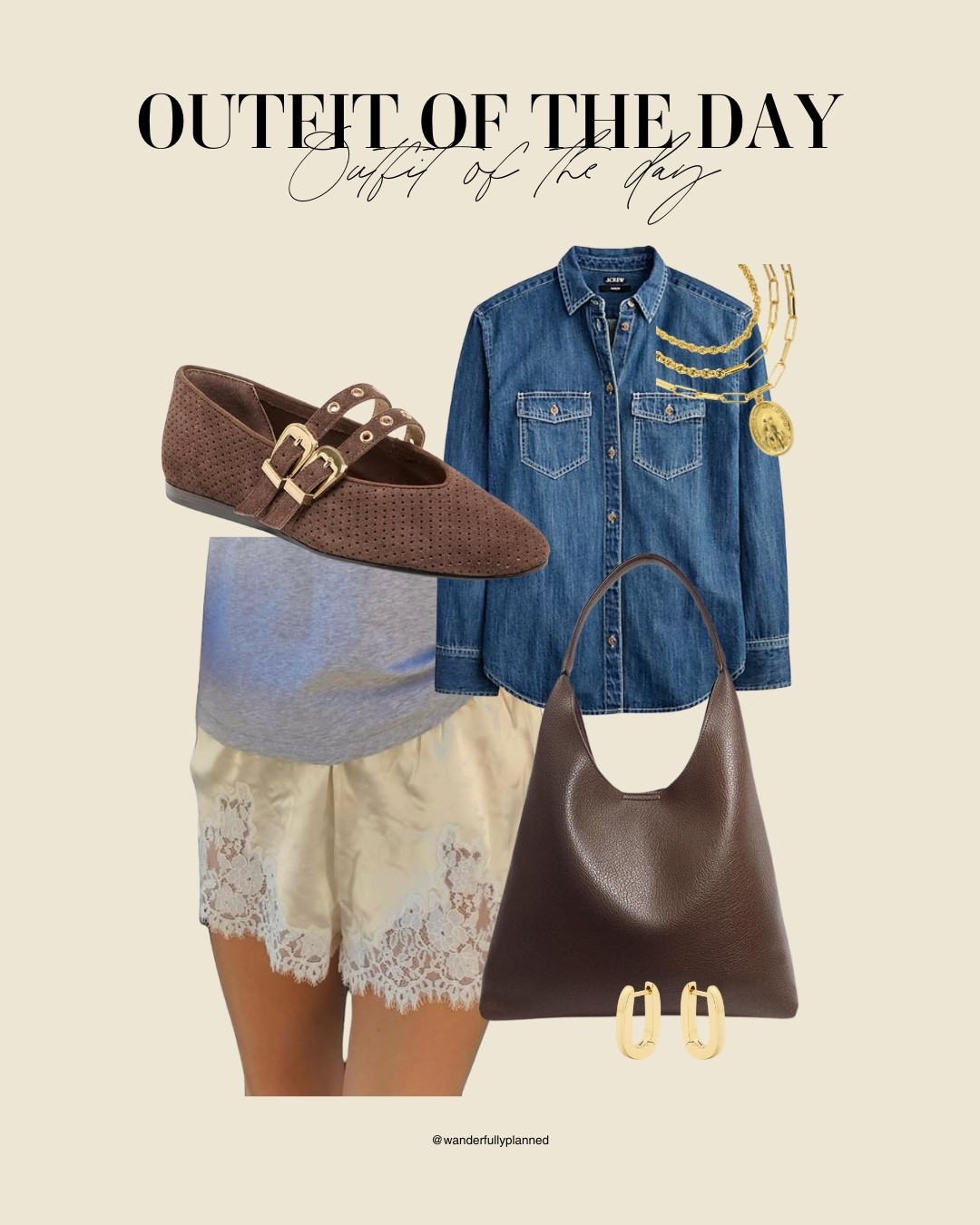 Nashville outfit of the day: co-working day & networking event

#OOO #nashville #denimshirt #laceshort #fashiontrend #chocolatebrown #fallfashion #falloutfit #maryjane

#LTKTravel #LTKStyleTip #LTKFindsUnder50