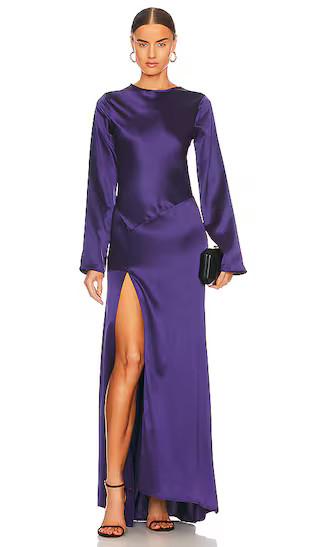 Dumas Maxi Dress in Eggplant | Revolve Clothing (Global)
