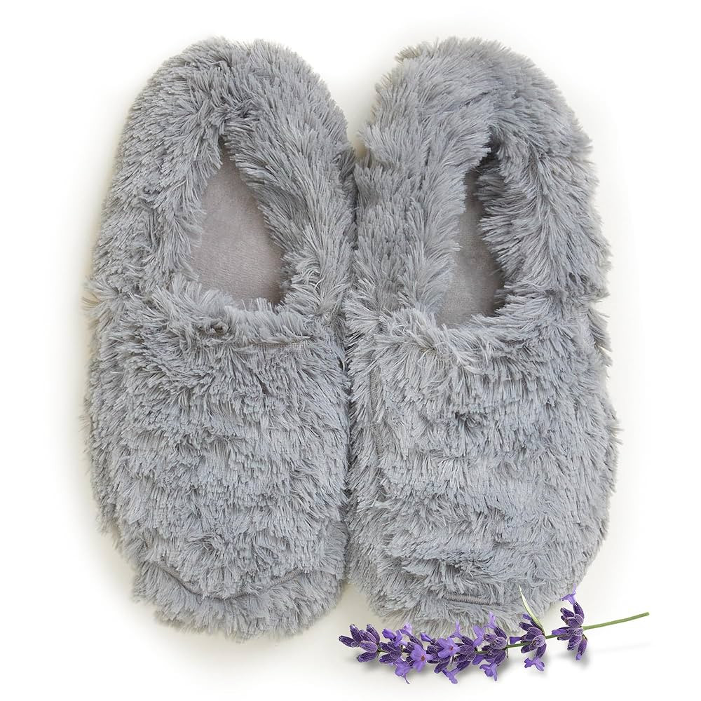 warmies Microwaveable House Slippers for Women - Womens Shoe Sizes 6-10 - Plush, Soft & Fuzzy Ind... | Amazon (US)