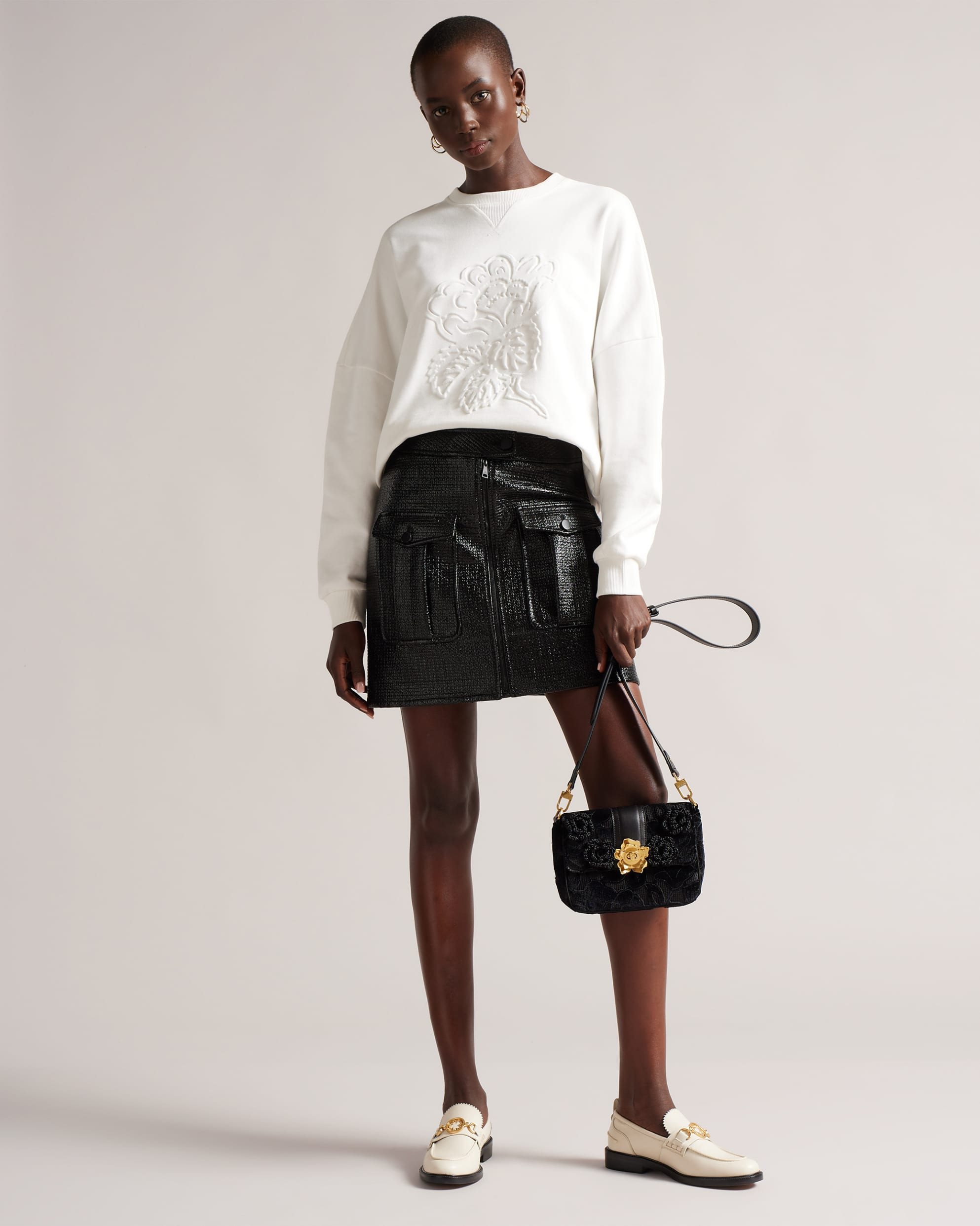 Mini Utility Skirt With Exposed Zip | Ted Baker (US)