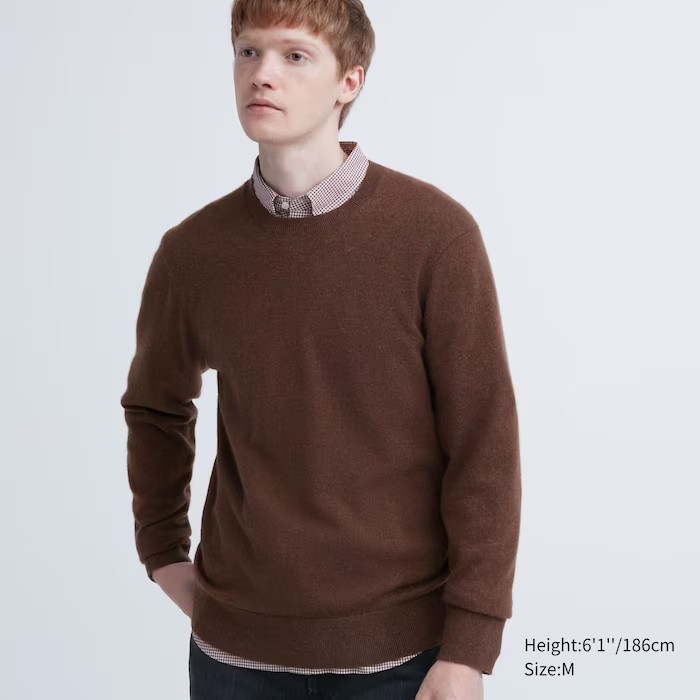 Cashmere Crew Neck Long-Sleeve Sweater | UNIQLO (US)