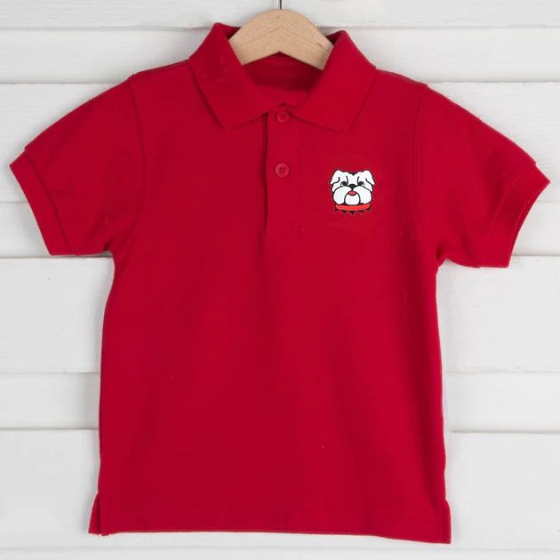 Dawgs Embroidered Game Day Polo | Classic Whimsy