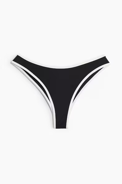 H & M - Brazilian Bikini Bottoms - Black/White | H&M (US, CA, MX)