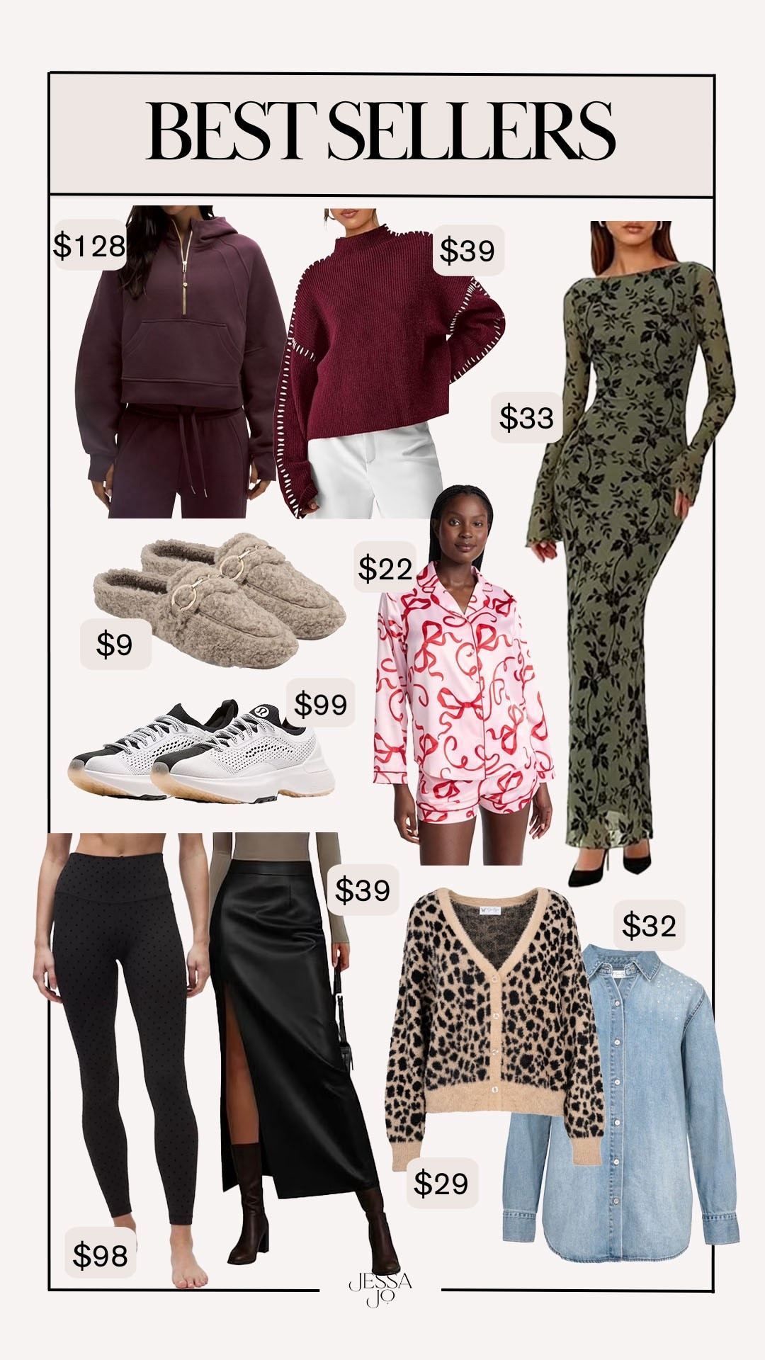 Weekly best sellers. This week’s best sellers. Walmart fashion. Walmart holiday pajamas. Walmart holiday dress. Walmart holiday sweater. Lululemon gift ideas. Leopard cardigan. Polka flock Lululemon leggings. Satin skirt. Trendy winter style  

#LTKHoliday #LTKFindsUnder100 #LTKSeasonal