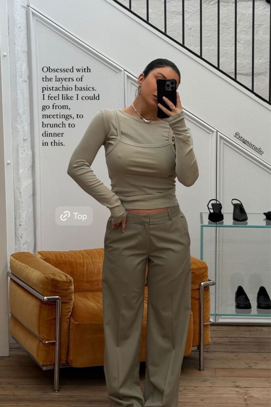 Layering pistachio basics from St Agni. Wearing a “S” in everything. 

#LTKaustralia #LTKstyletip #LTKwinter