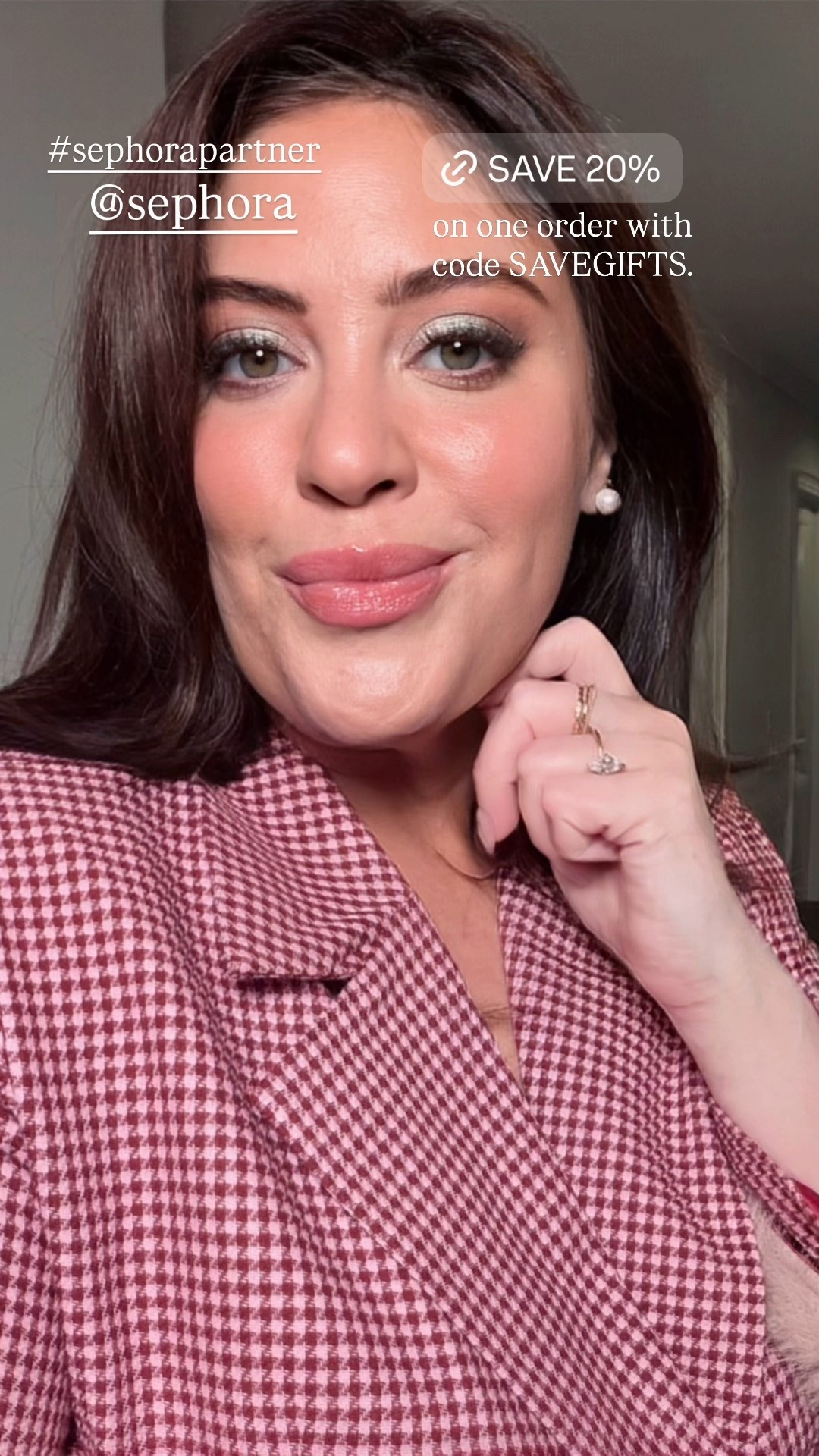 I’m obsessed with this Danessa Myrick’s Twin Flame Liquid Eyeshadow and it makes the coolest holiday eye look. The whole look (including the tools and brushes) are from Sephora. Through December 14, Beauty Insider Members can save 20% on one order with code SAVEGIFTS. If you aren’t already a Beauty Insider - it is free to sign up that gives you access to things like special sales, deluxe samples, birthday gifts, and more. This time of year, I use same-day delivery or Buy Online Pickup in Store to save time - highly recommend it! 
#sephorapartner #sephorahaul @sephora 

Sharing the details: 
Skin prep is so important, especially in winter. I start with Biodance pads, then layer Shani Darden Peptide Cream - which has the best texture. I finish my skin prep with rhode Glazing Mist. 

I use the Huda Concealer in 3.1 and Sephora concealer brush from my new set to layer my first application of concealer. Next up - my forever favorite base - Dior Starglow in 3. 

For a look like this, I do my eye makeup (sans mascara) before foundation. I start with the Natasha Denona Soft Palette with R1 all over the lid. Then I layer P1 and P2 concentrating on crease and outer corner. Finally, I build P3 into outer corner and crease. Next up - the best of the best - Danessa Myricks Twin Flames in Soulmate. I usually do one layer, use a brush, then another layer. I finish by blending Y3 from palette into crease. 

A fox eye style eyeline and blend out the line with N1 from palette. 

Touch up my brows and it’s time for skin tint. I use Milk in shade 6 with a beauty blender. Contour stick in Biscuit and liquid bronzer and blush. Rare Beauty blush in shade Adore. Setting powder in shade 03. Then powders - bronzer in shade Straightforward and YSL blush in shade Pink Voltage. Danessa Myricks Highlighter in Electric Love before finishing with mascara and Charlotte Tilbury in Pillow Talk Fair. Finished with Patrick Starr setting spray!  
@sephora #sephorahaul #sephorapartner

#LTKgrwm #LTKSeasonal #LTKHoliday