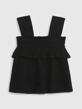 Toddler Crinkle Gauze Ruffle Tank Top | Gap (US)