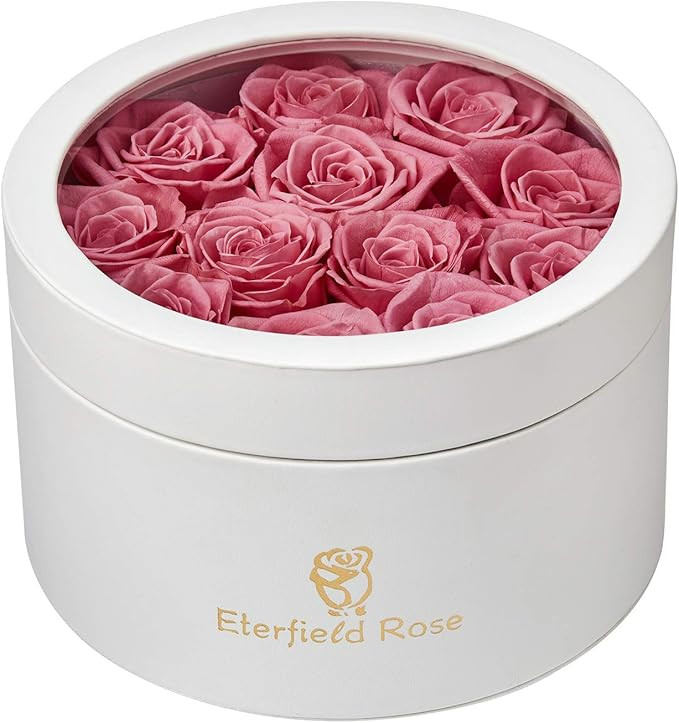 Eterfield Preserved Roses That Last a Year Eternal Roses in Box Real Rose without Fragrance Gift ... | Amazon (US)