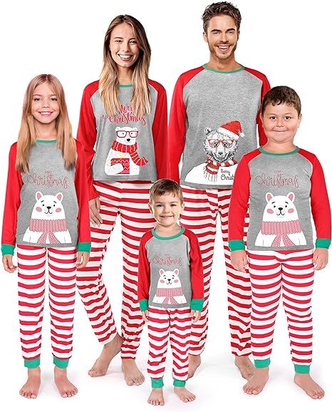 Family Christmas Pjs Matching Sets,Holiday Pajamas Xmas Jammies for Family or Couples | Amazon (US)