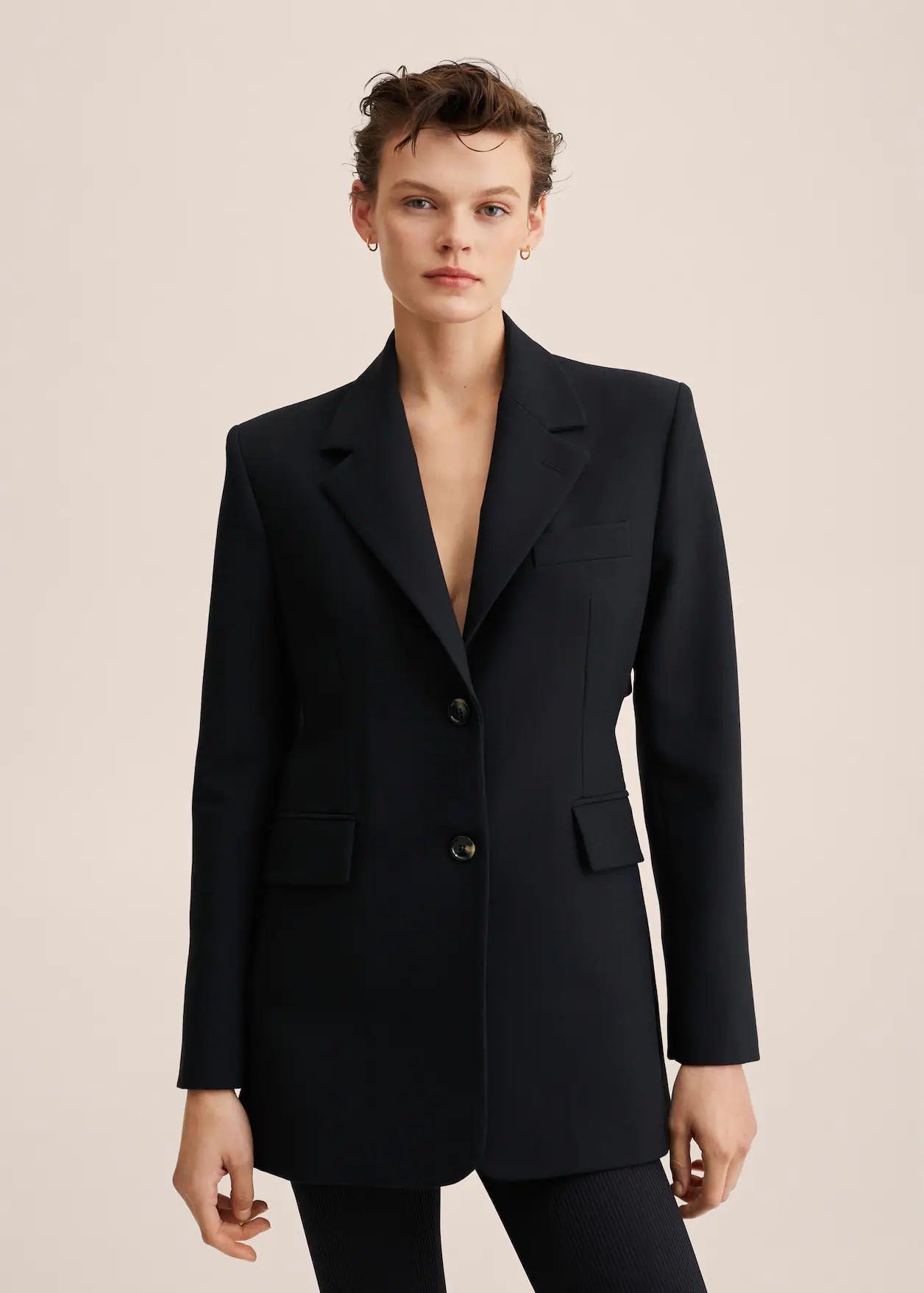 Structured cut out blazer | MANGO (US)