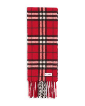 Narrow Check Cashmere Scarf - Exclusive | Bloomingdale's (US)
