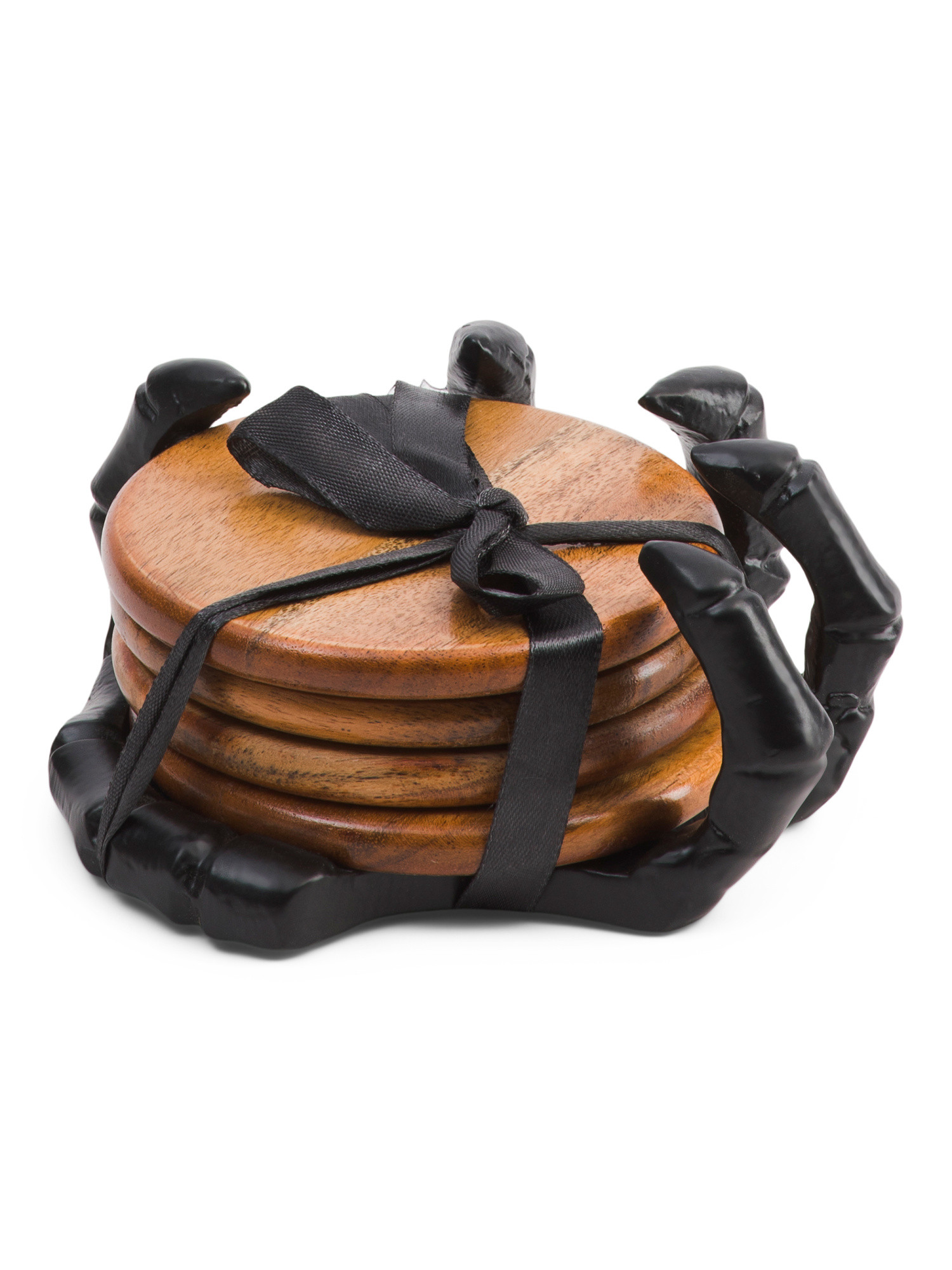 4pk Skeleton Hand Coaster Set | Halloween | Marshalls | Marshalls