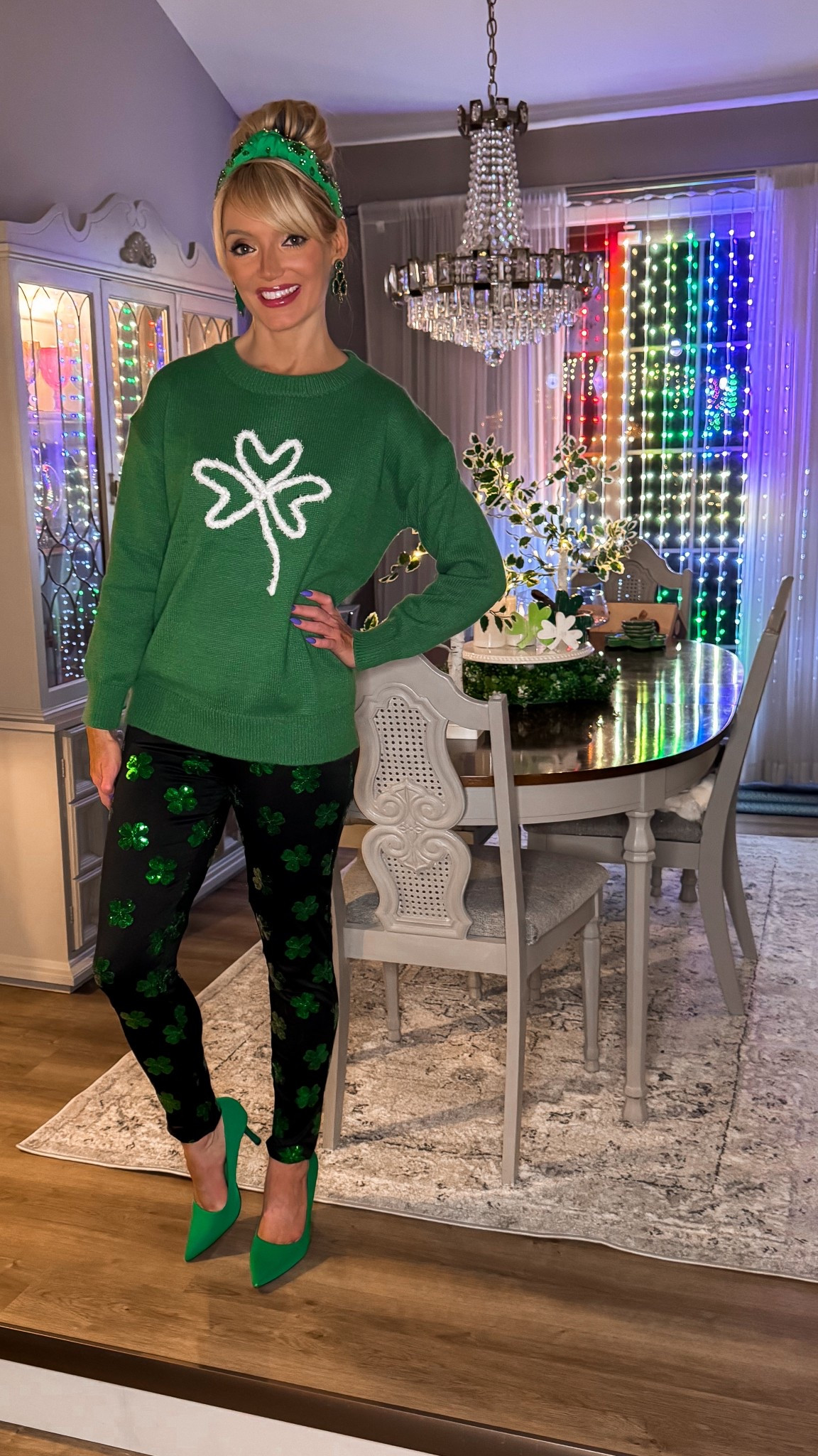 Loving this outfit for St. Patrick’s Day! • st patricks day outfit • st Patrick’s day sweater • st Patrick’s day top • st Patrick’s day accessories 

#LTKFindsUnder100 #LTKSeasonal #LTKFindsUnder50