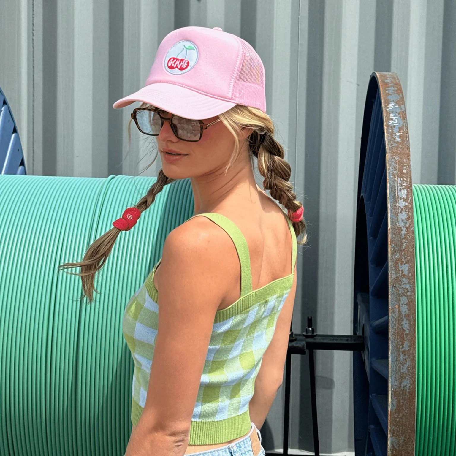 Cherry Trucker hat | GIMME BEAUTY