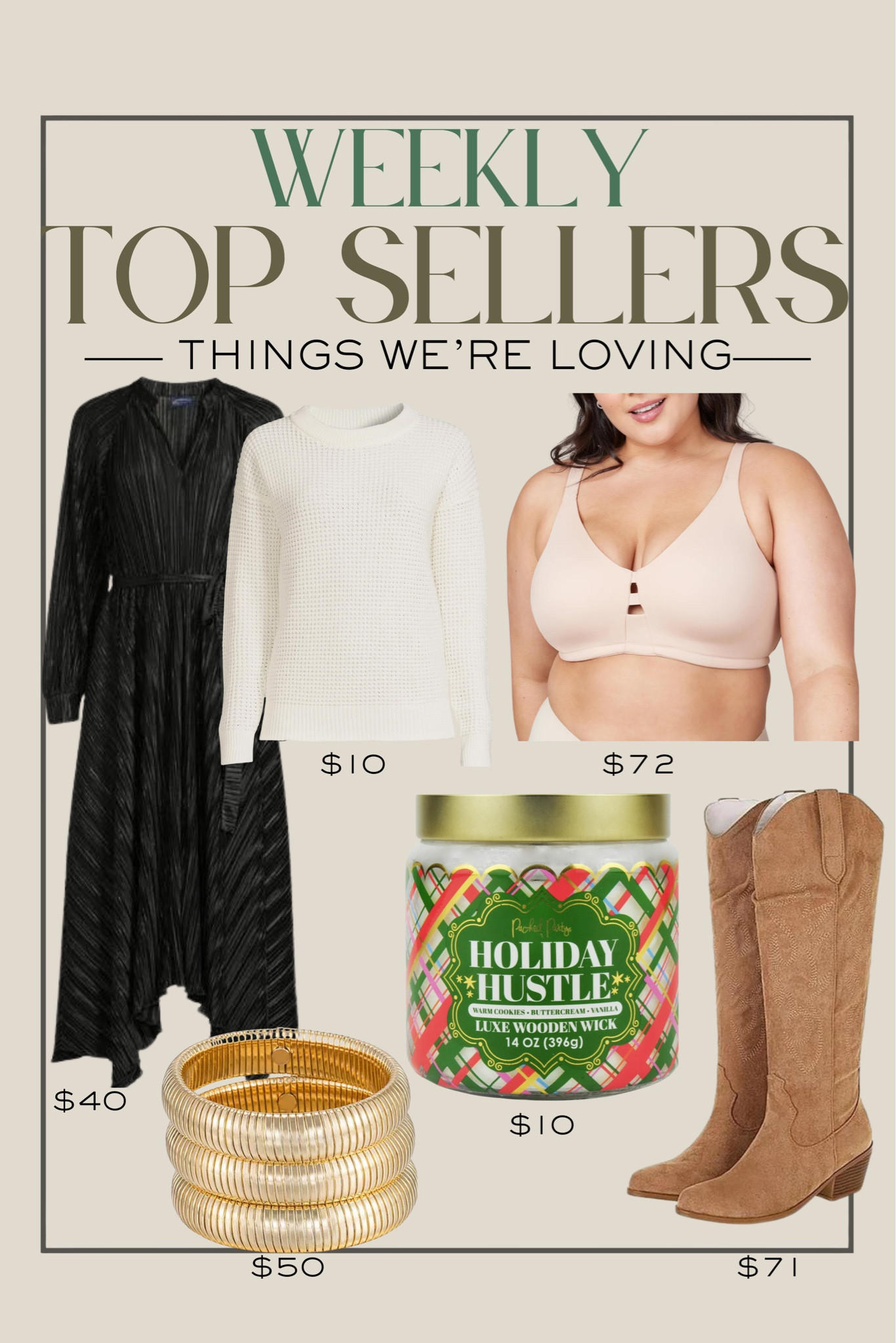 Our favorites from last week! Walmart has sooo many good finds! 

Top sellers, our favorites, Spanx, Walmart, gold bracelets, cozy top, dress, betterwithchardonnay, Steph Joplin

#LTKstyletip #LTKHoliday #LTKSeasonal