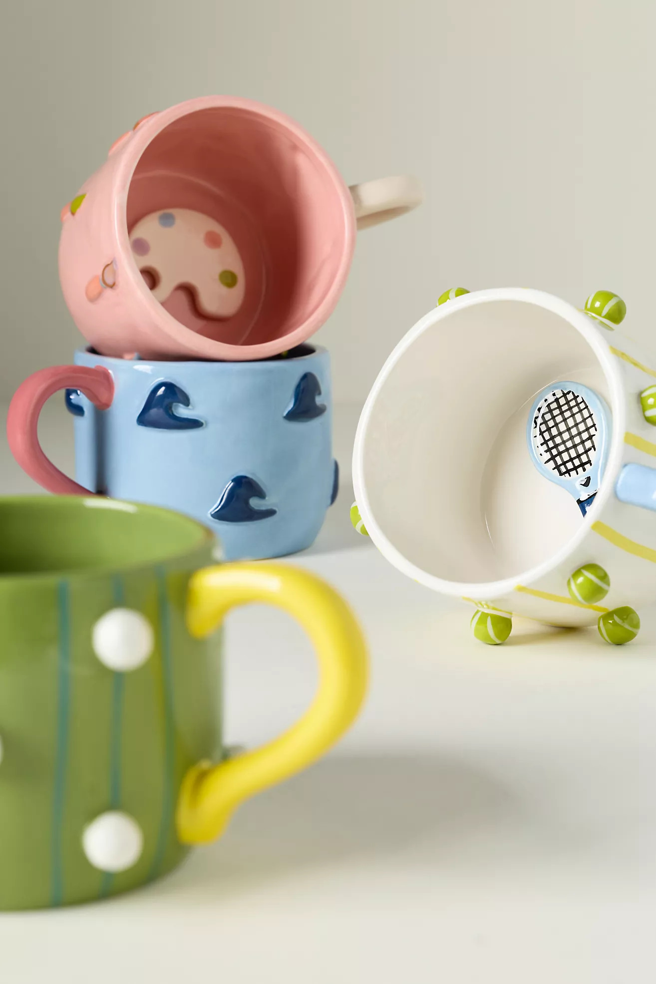 Winged Pupa Stoneware Hobby Mug | Anthropologie (US)