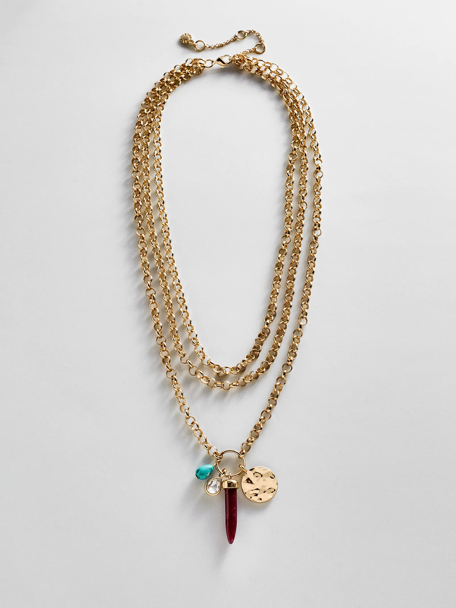 Maeve Layered Necklace - Gold | BaubleBar