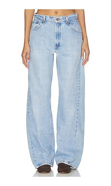 aligrace 90's Trouser Wide Leg Jeans in Light Meduim from Revolve.com | Revolve Clothing (Global)