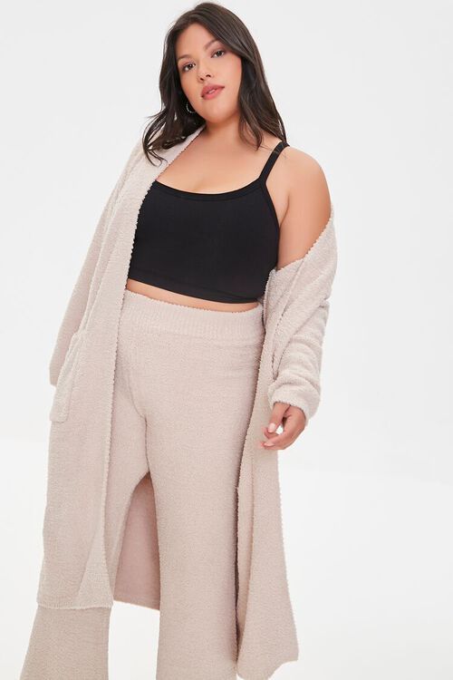 Plus Size Boucle Knit Duster Cardigan | Forever 21 (US)