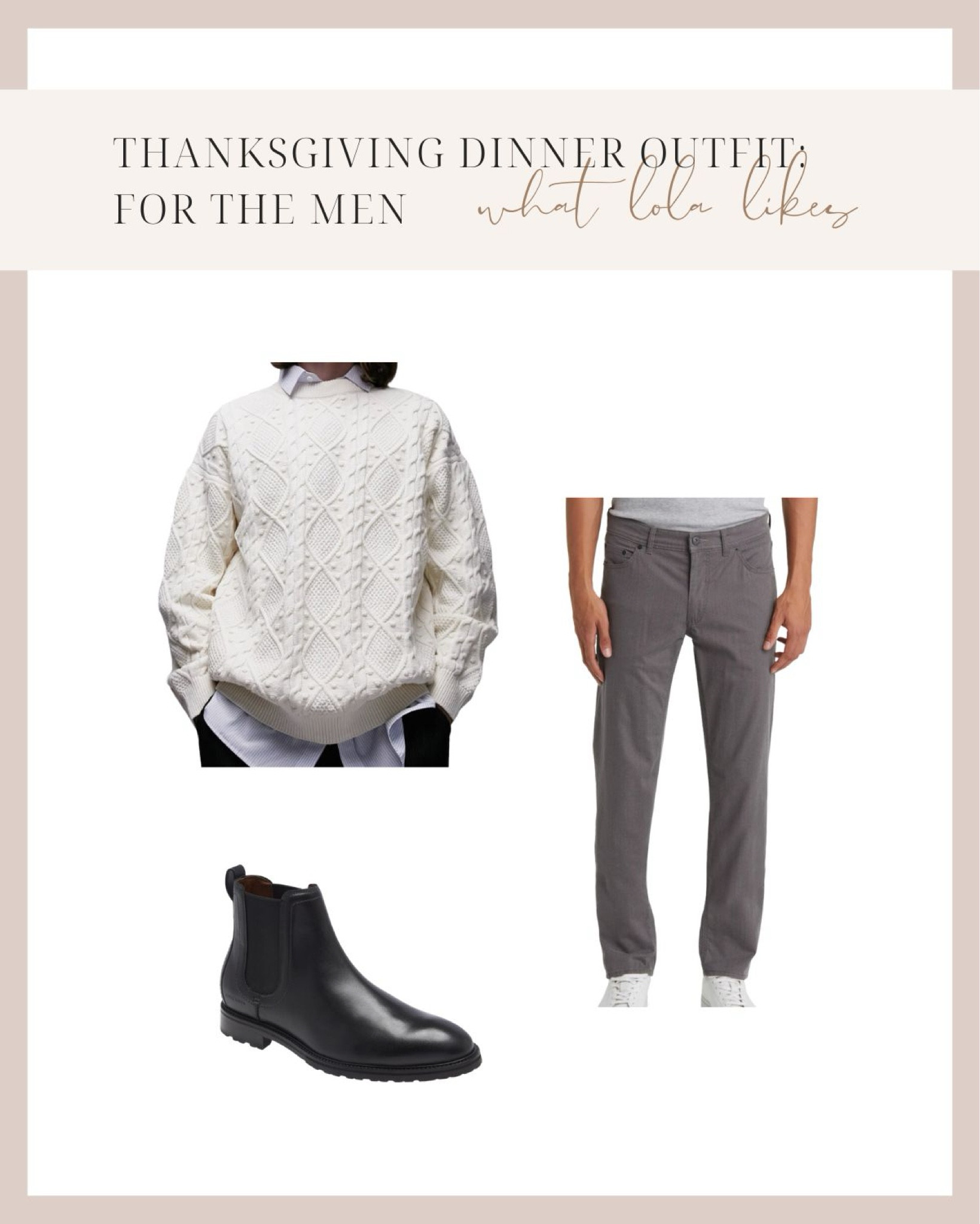 Thanksgiving dinner outfit inspo, for the men!

#LTKparties #LTKHoliday #LTKmens