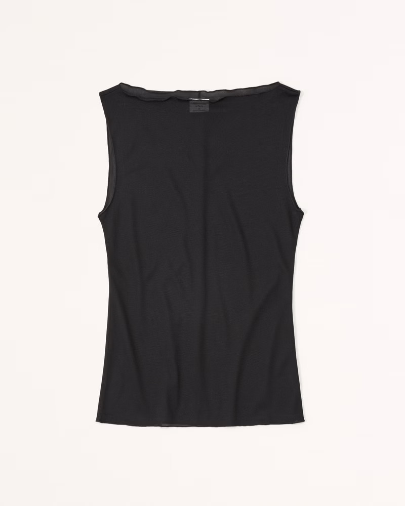 Women's Mesh Slash Shell Top | Women's Clearance | Abercrombie.com | Abercrombie & Fitch (US)