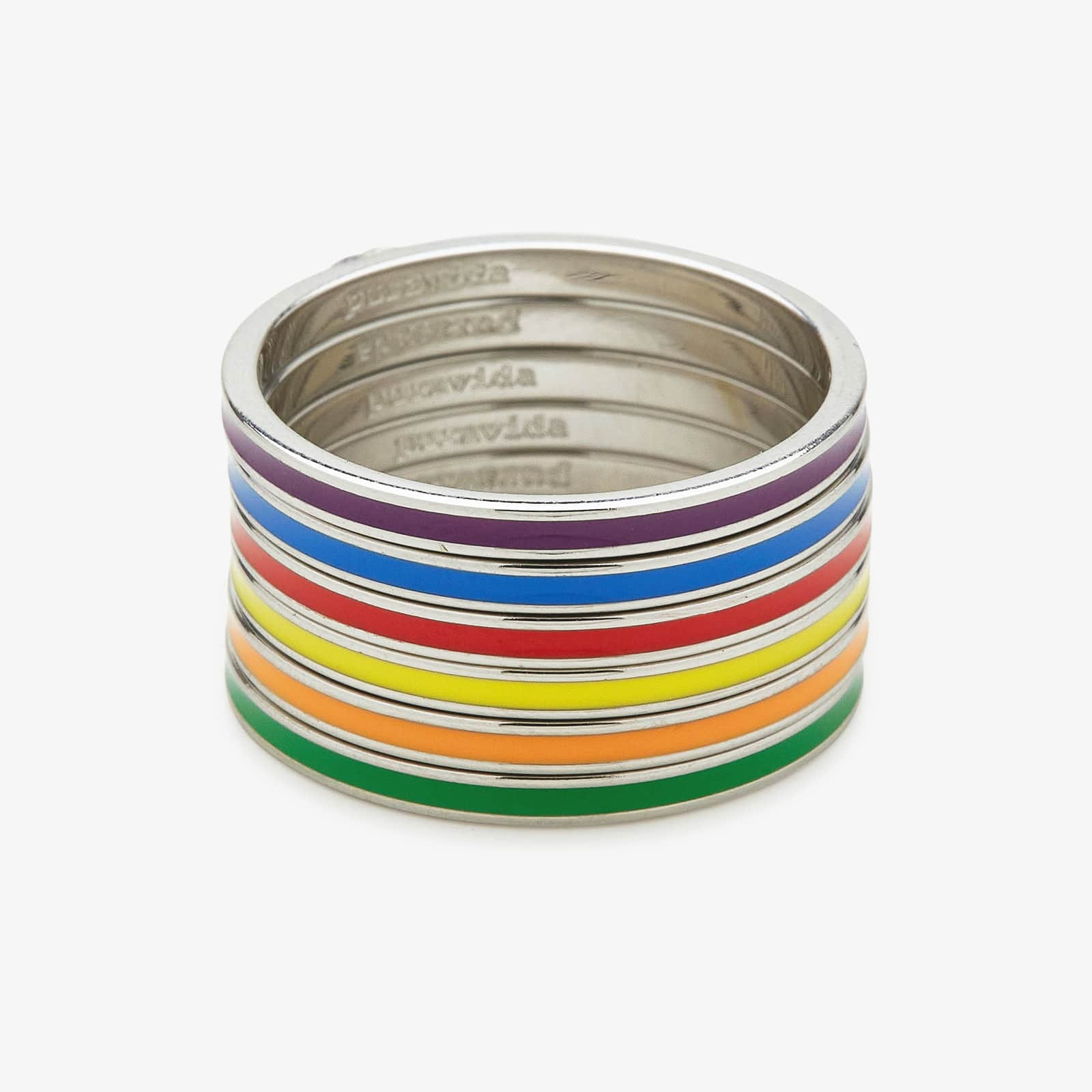 Rainbow Ring Stack | Pura Vida Bracelets