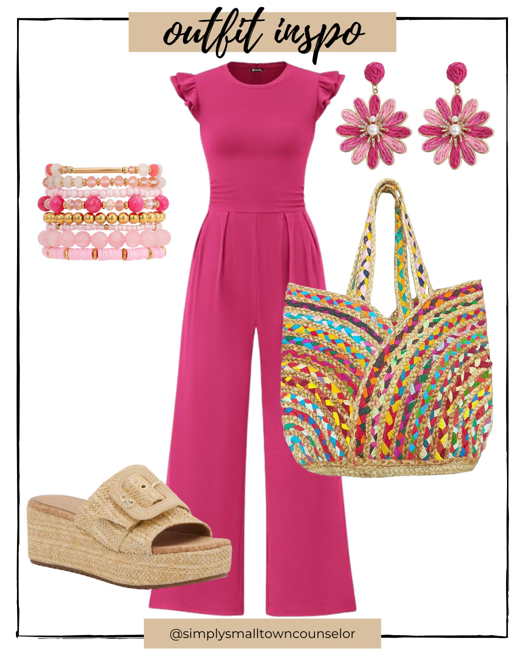 This hot pink jumpsuit is a whole mood—fun, flattering, and ready for the classroom, your next girls’ night or anything in between 💕 

 #LTKSaleAlert #LTKFindsUnder50 #LTKStyleTip