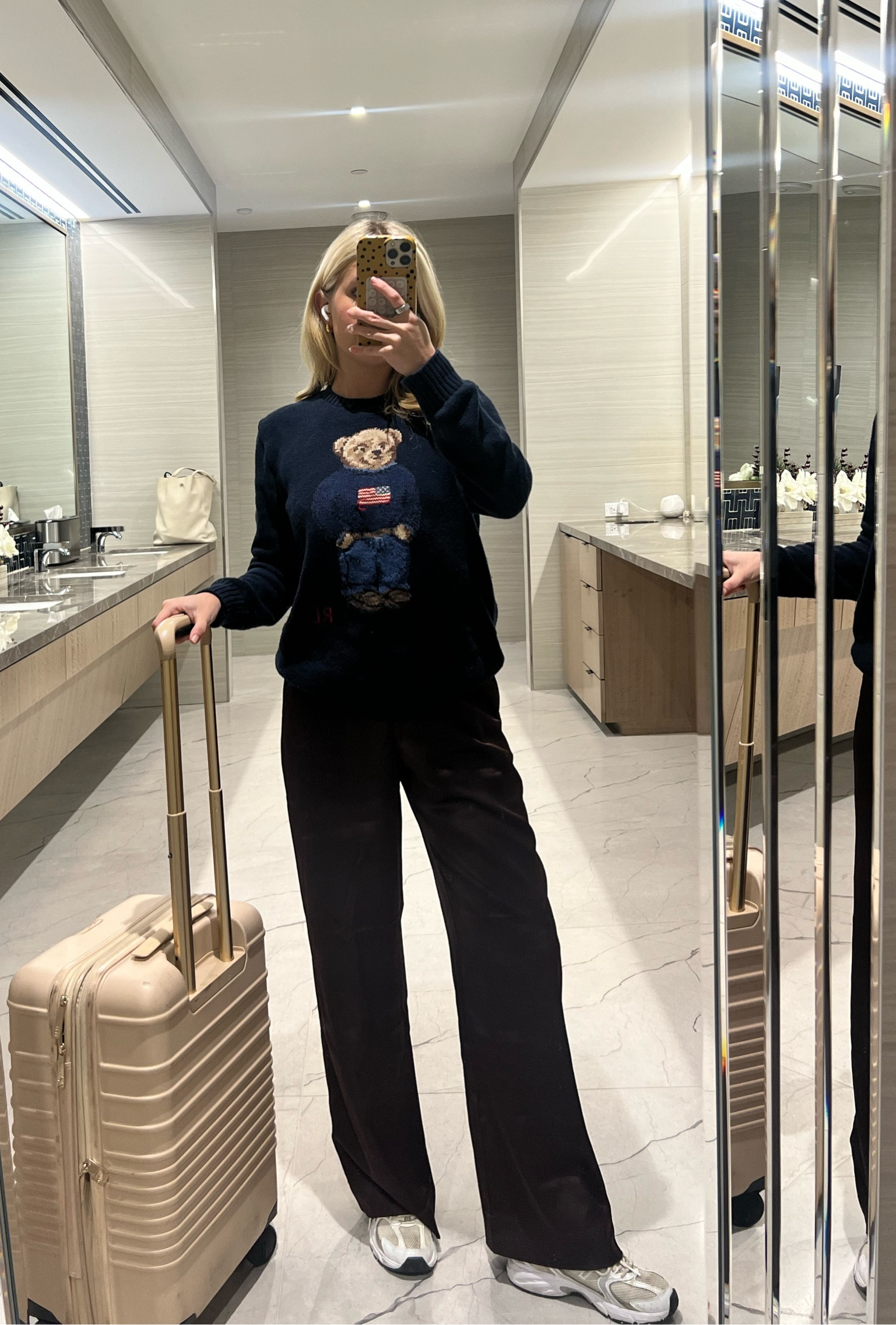Travel outfit! These satin pants are goood and $30. Wearing an XS!

#LTKTravel #LTKStyleTip #LTKFindsUnder50