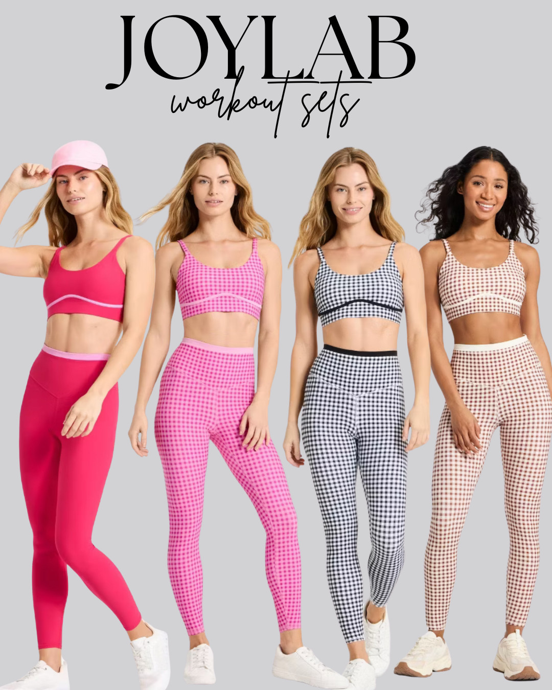 Matching workout sets always motivate me 💗 Loving these JoyLab sets—comfy, flattering, and perfect for everyday wear. 

 #LTKdayinmylife #LTKootd #LTKWorkwear