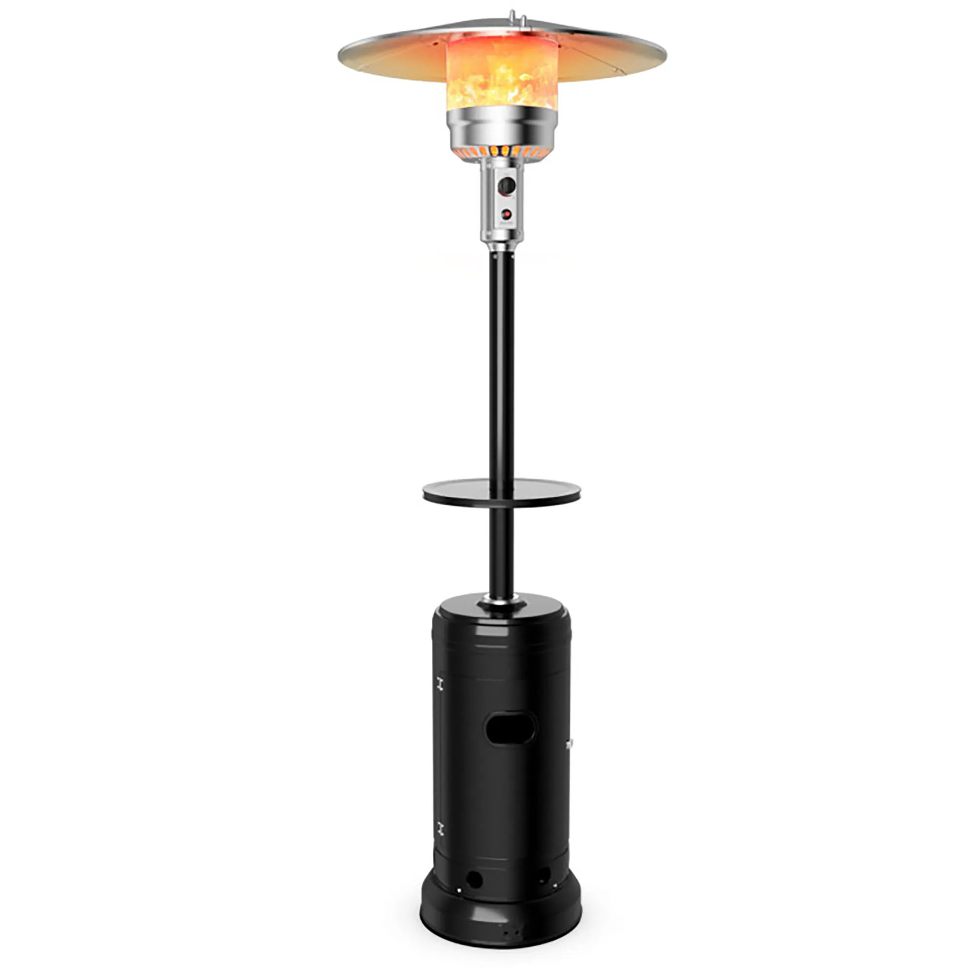 Clihome 48000 -BTU Black Steel Floorstanding Liquid propane Patio Heater | CL-HW61848BK | Lowe's