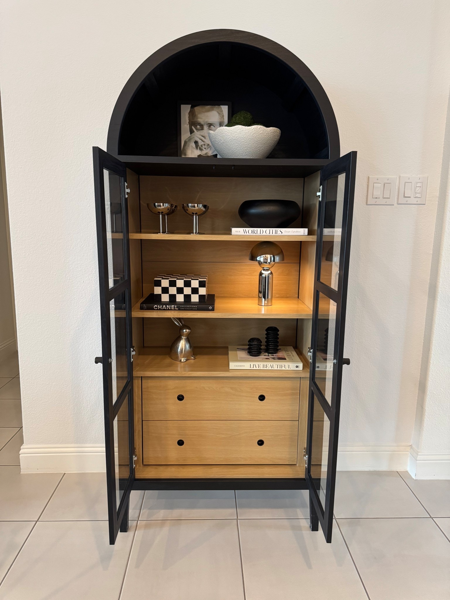 Arched Cabinet Refresh ✨
Spring Edit 🌿

#LTKHome #LTKSeasonal #LTKSaleAlert