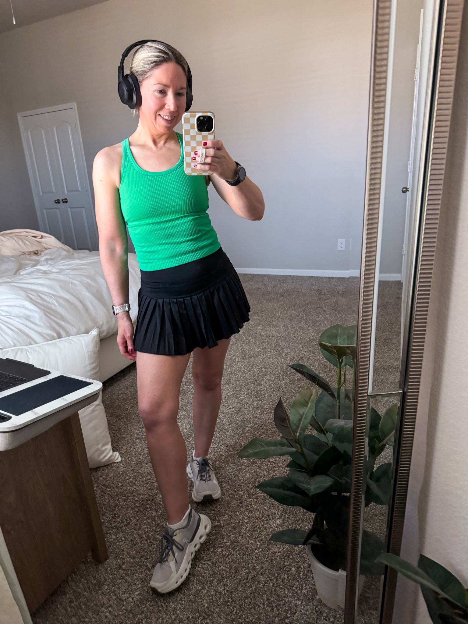 Workout outfit / tennis outfit 

Tank size small
Skirt size XS


#ltkseasonal #ltkover40 #ltkshoecrush 
#ltksalealert

#LTKPetite #LTKSeasonal #LTKActive
