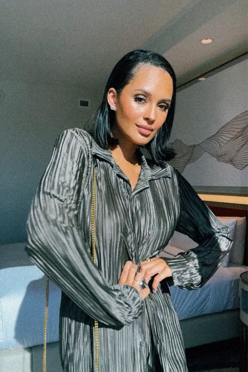 ribbed silk button up set #fitcheck

#LTKtravel #LTKfit #LTKsalealert