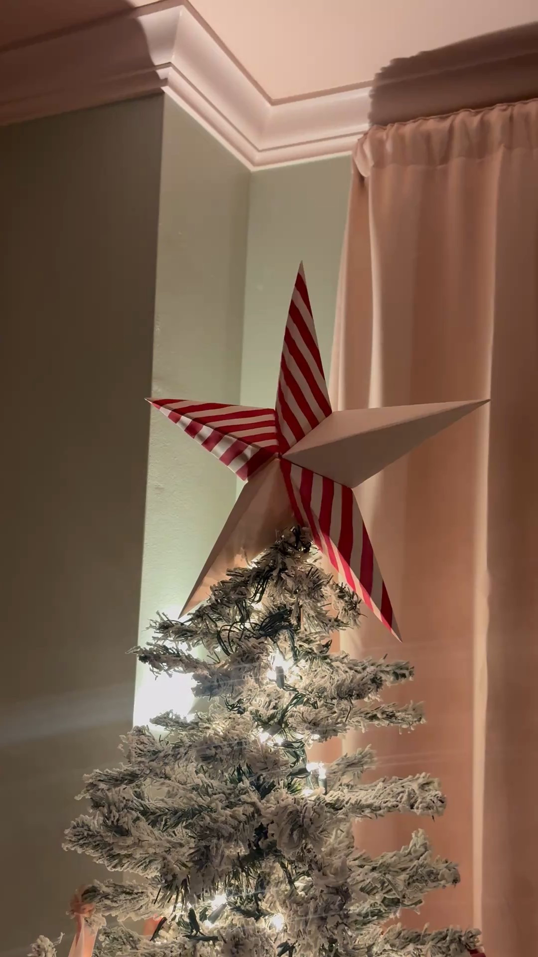 The Christmas tree is still under construction 🚧 (I ran out of supplies) but I did get my tree topper done

#LTKHome #LTKHoliday