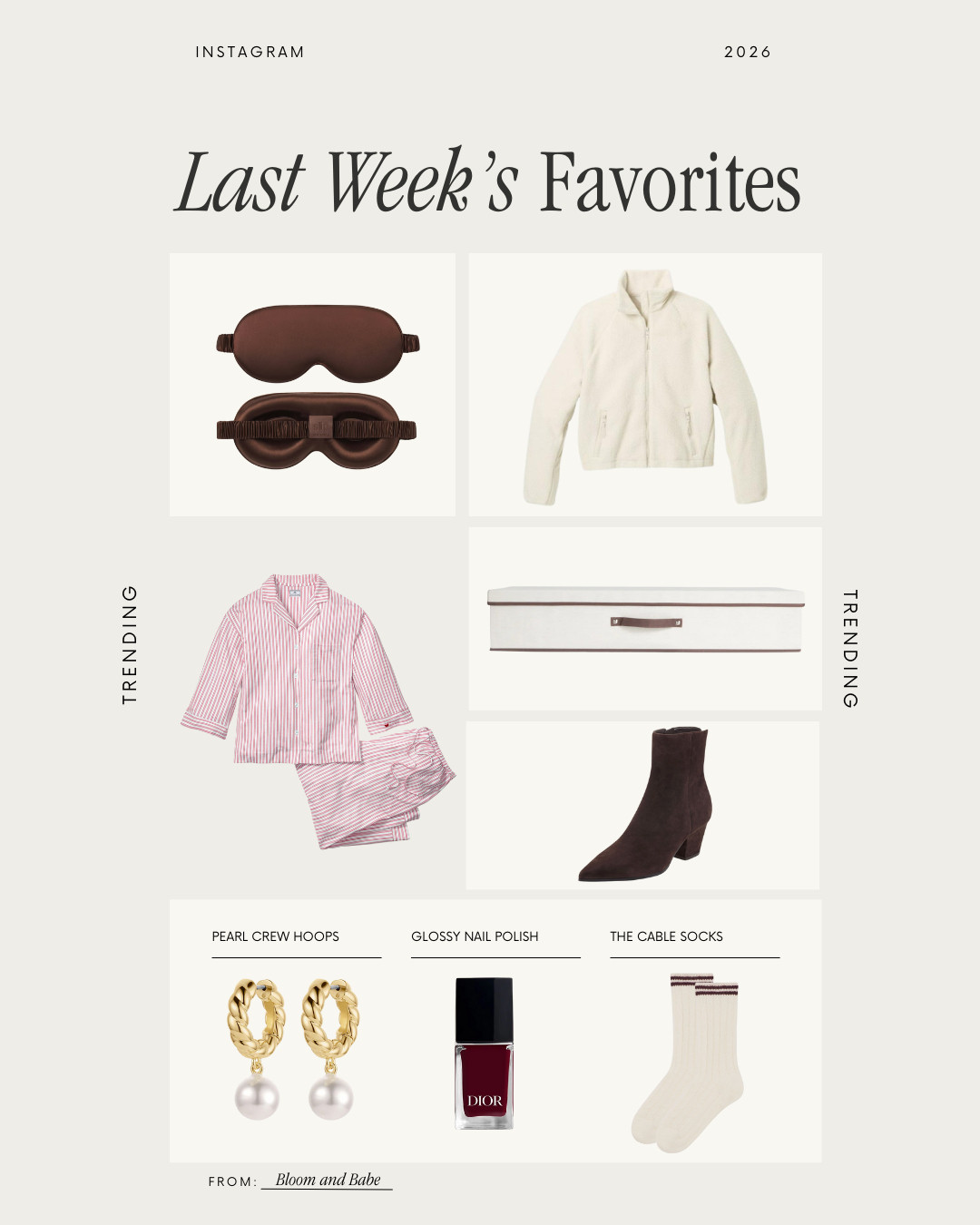 Last week’s favorites, all in one place. Cozy finds, everyday staples, and little things worth repeating. 

 #LTKgrwm #LTKootd #LTKHome