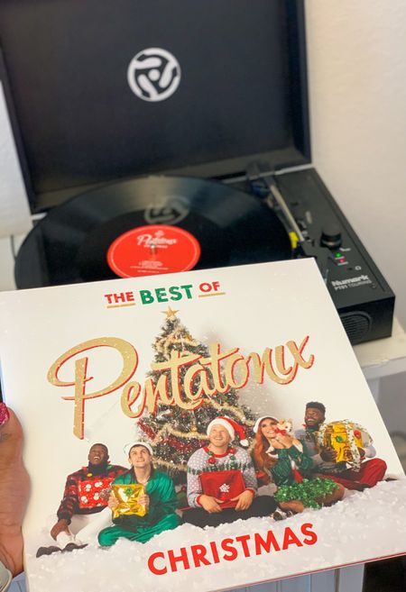 I love Christmas time. Christmas records are my favorite things to collect. Picked up this Pentatonix Christmas album. #Pentatonix #Christmas2022 #Albums #Records #Holidays #Christmas #Music

#LTKhome