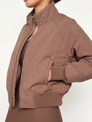 Water-Resistant Nylon Performance Zip Jacket for Women | Old Navy (US)