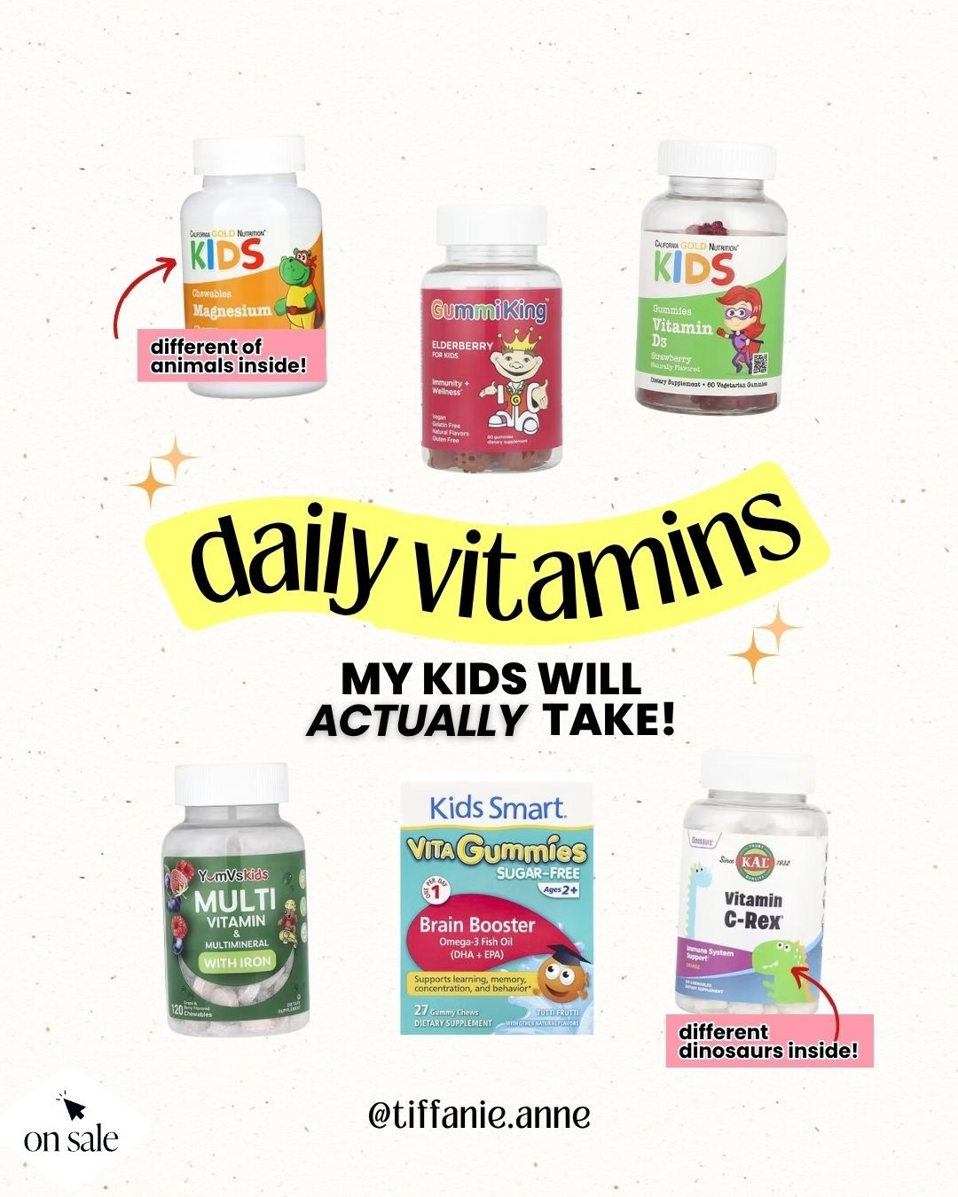 BEST Kids Vitamins on sale now! My kids take all of these without any problems. (Ps: they are picky!!) only these work for them. #kidsvitamins #vitamins #toddlervitamins  

#LTKFamily #LTKBaby #LTKKids