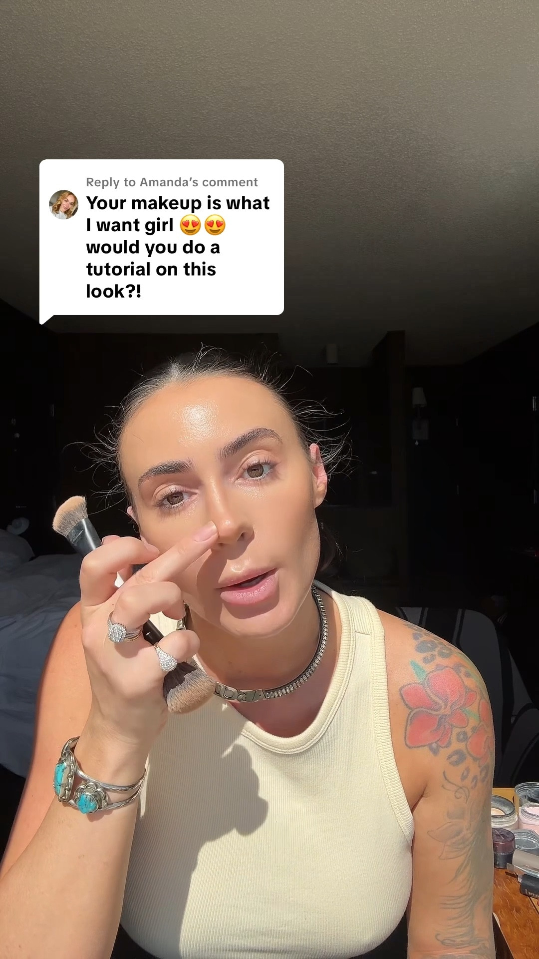 The rest of the video is on my IG and TikTok 

#LTKStyleTip #LTKBeauty