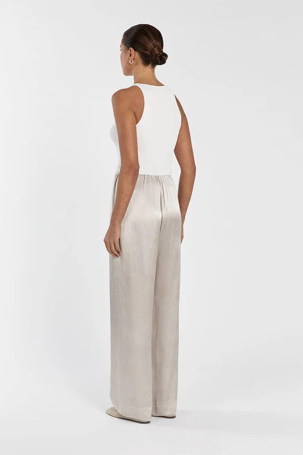 EVE CHALK SATIN PANT | DISSH