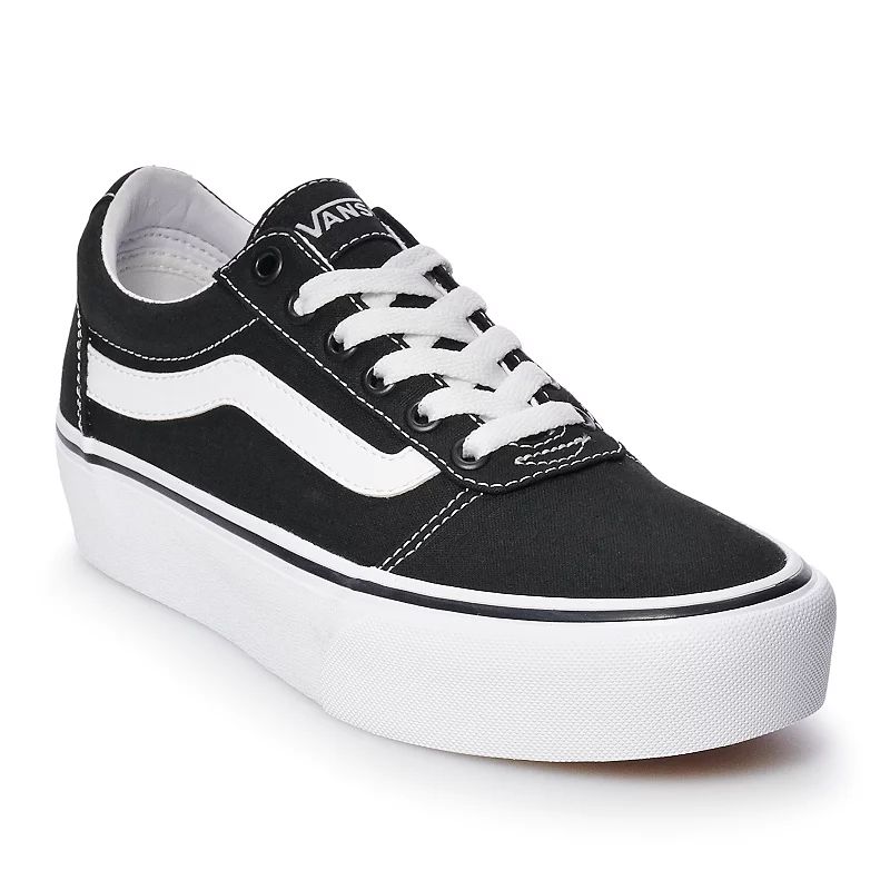 Vans Ward Women's Platform Skate Shoes, Size: 7, Black | Kohl's
