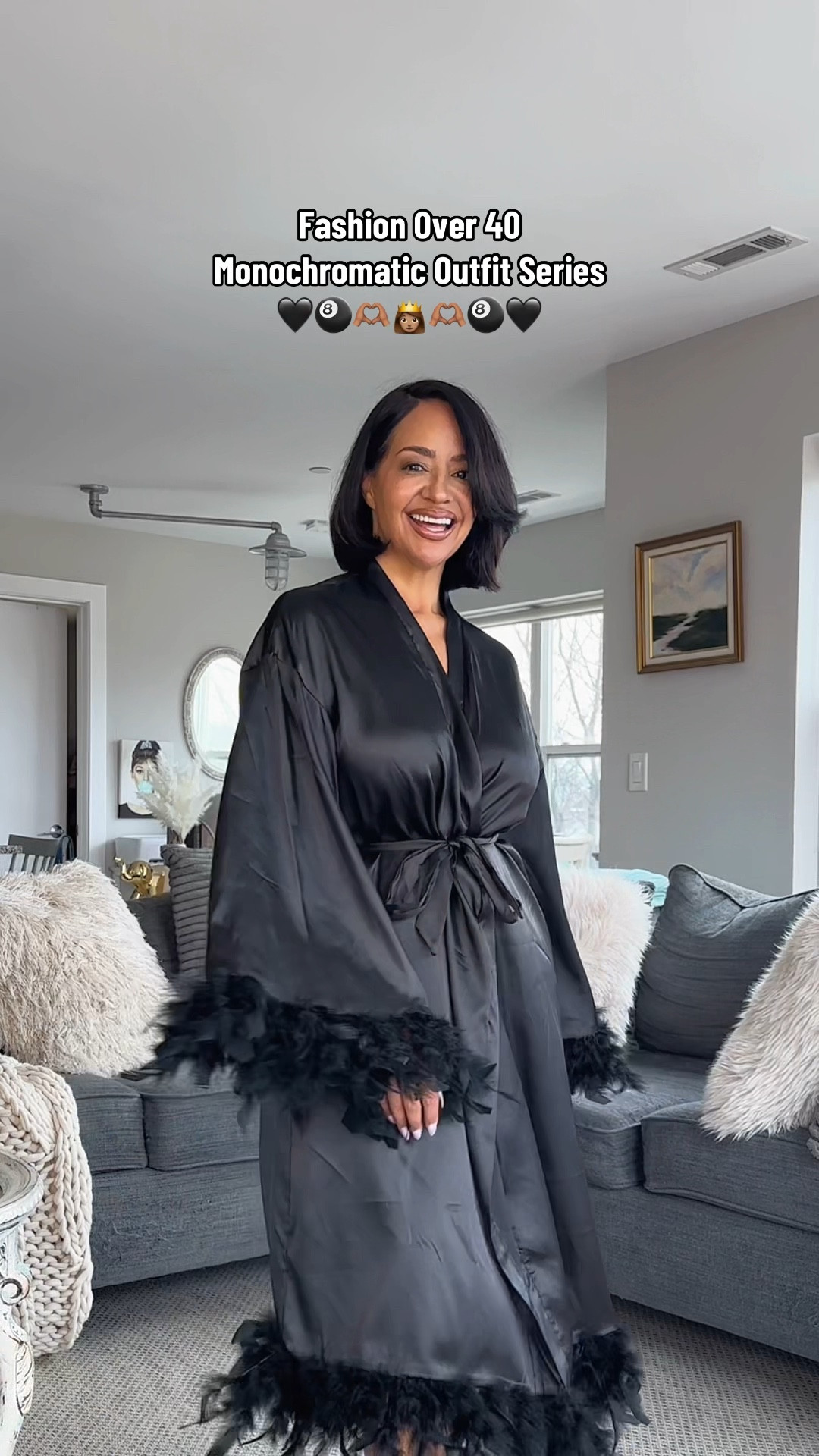 Fashion Over 40: Monochromatic Outfit Series 🖤

Sizing ⬇️

5’3 • 155 lbs
Size 8 / Medium
Bust: 34DDD
Waist: 28”
Hips: 43”
Wearing Size Medium in the top and pants, Large in the coat 

over 40, millennial, petite, petite curvy, curvy, size 8, midsize, black outfit, all black outfit, funeral outfit, monochromatic outfit 

#LTKFindsUnder50 #LTKStyleTip #LTKOver40