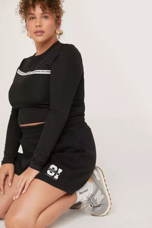Plus Size Sports Illustrated Runner Shorts | Nasty Gal (US)