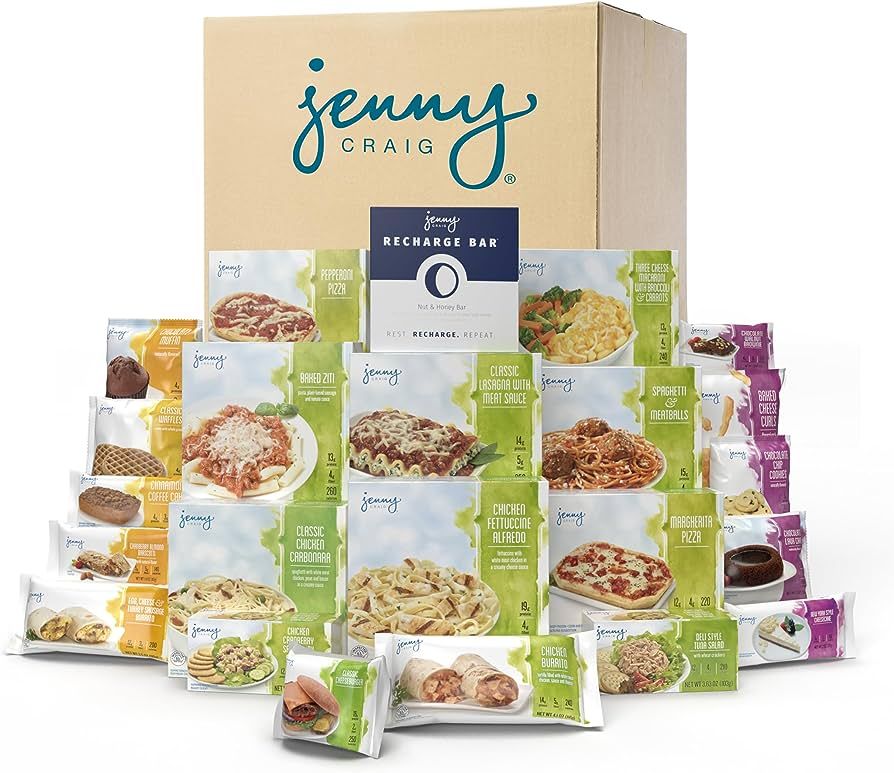 Jenny Craig 7-Day Meal Kit – Frozen Meal Kit Includes 7 Full Breakfasts, Lunches, Dinners, Snac... | Amazon (US)