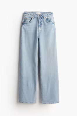 Wide Ultra High Jeans - Licht denimblauw - DAMES | H&M NL | H&M (DE, AT, CH, NL, FI)