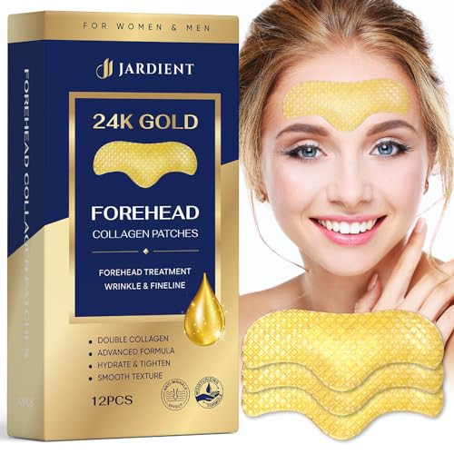 Jardient Collagen Forehead Wrinkle Patches: Facial patches with 12 Packs, Forehead Patches for Wrinkles Anti Wrinkle Patches Treatmen. | Amazon (US)