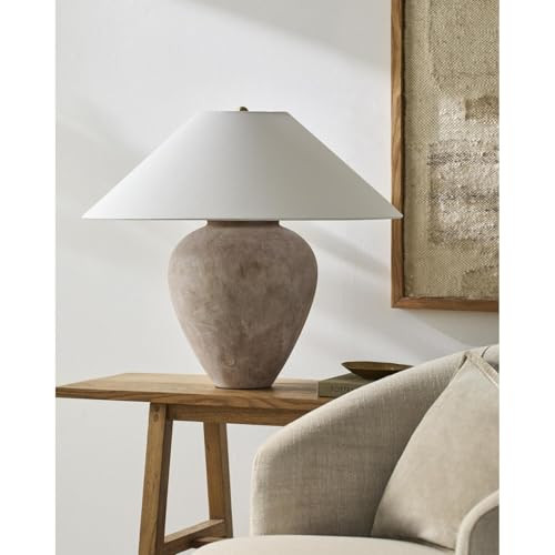 Livabliss x Galey Alix Camden Ford Traditional Table Lamp, 22" H x 25" W x 25" D, Taupe | Amazon (US)