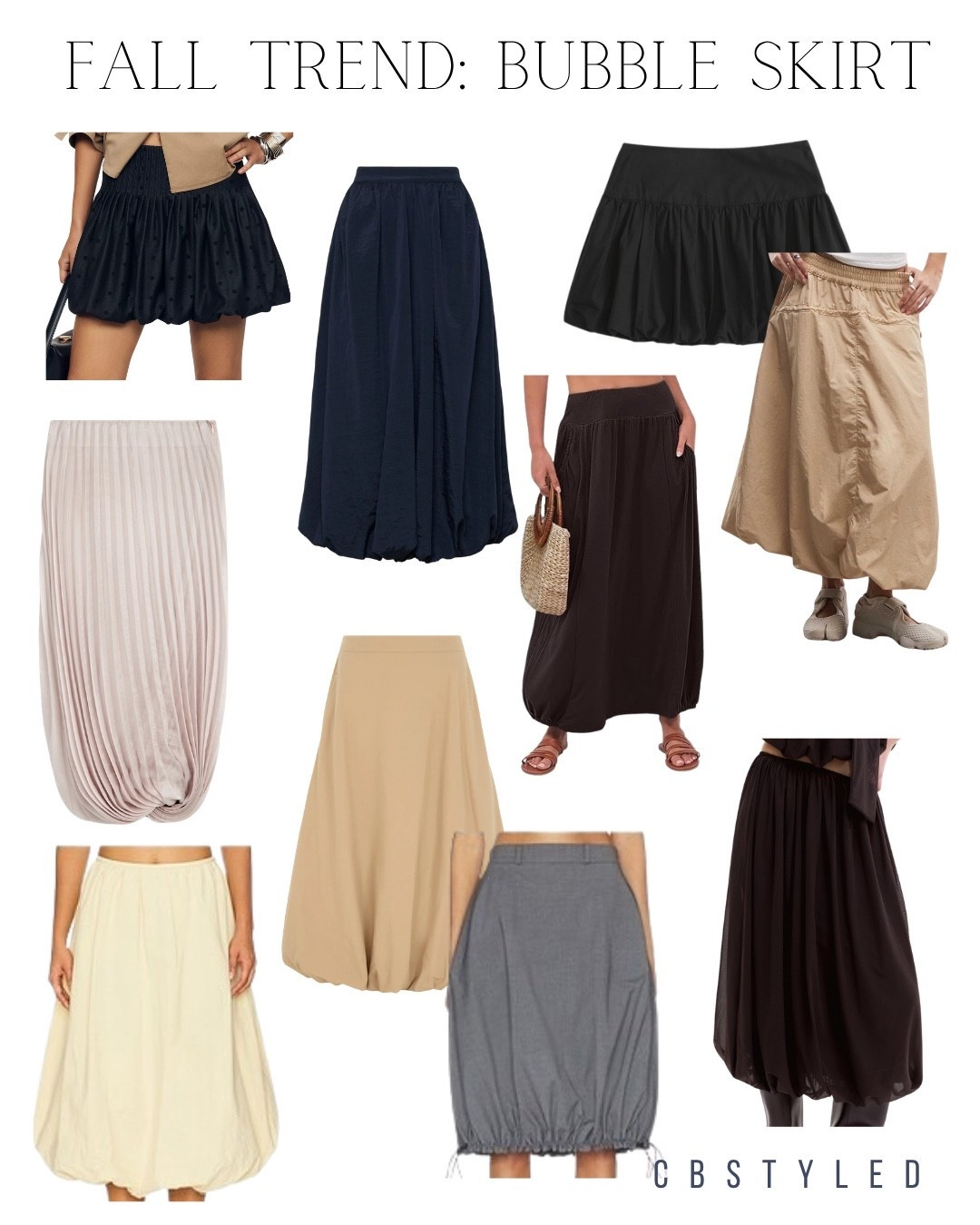 Favorite bubble skirts for fall 2026!

#LTKootd #LTKgrwm
